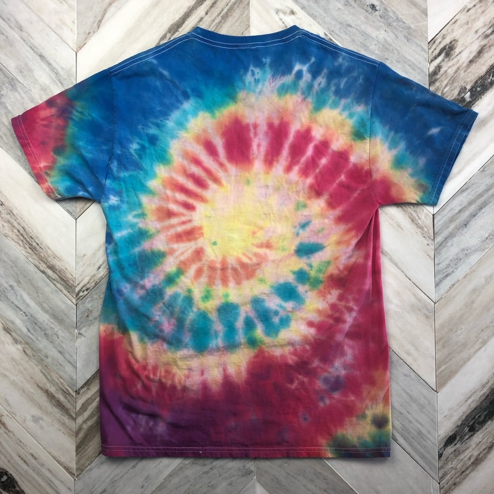 Bob Ross Tie-Dye Rainbow T-Shirt Size Medium - Picture 4 of 4